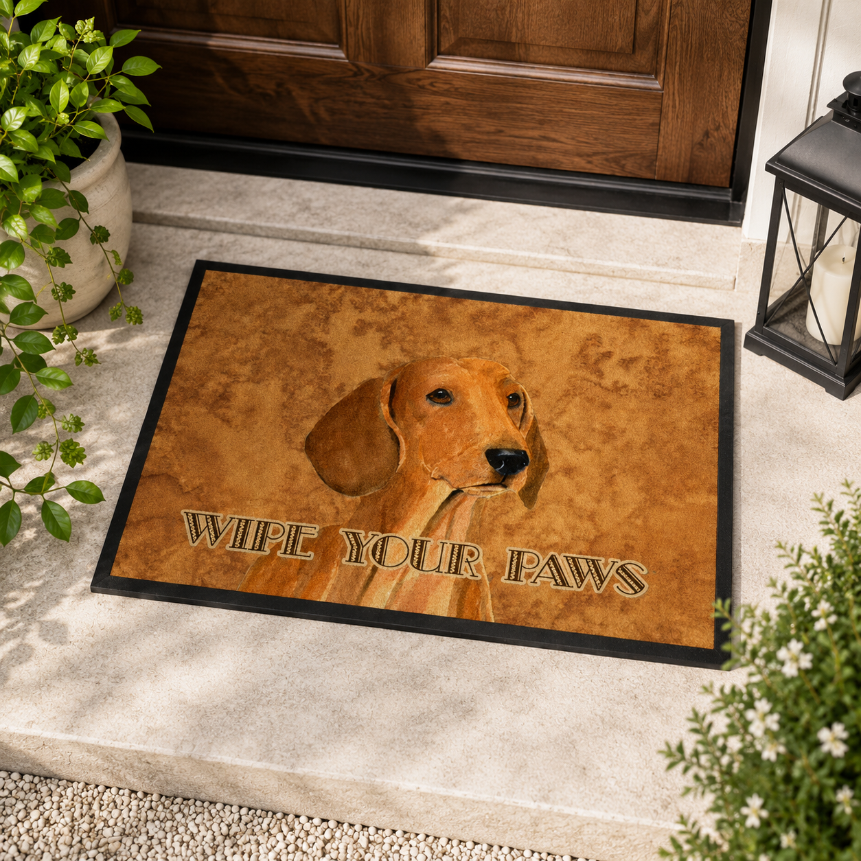 Dachshund Paw Doormat