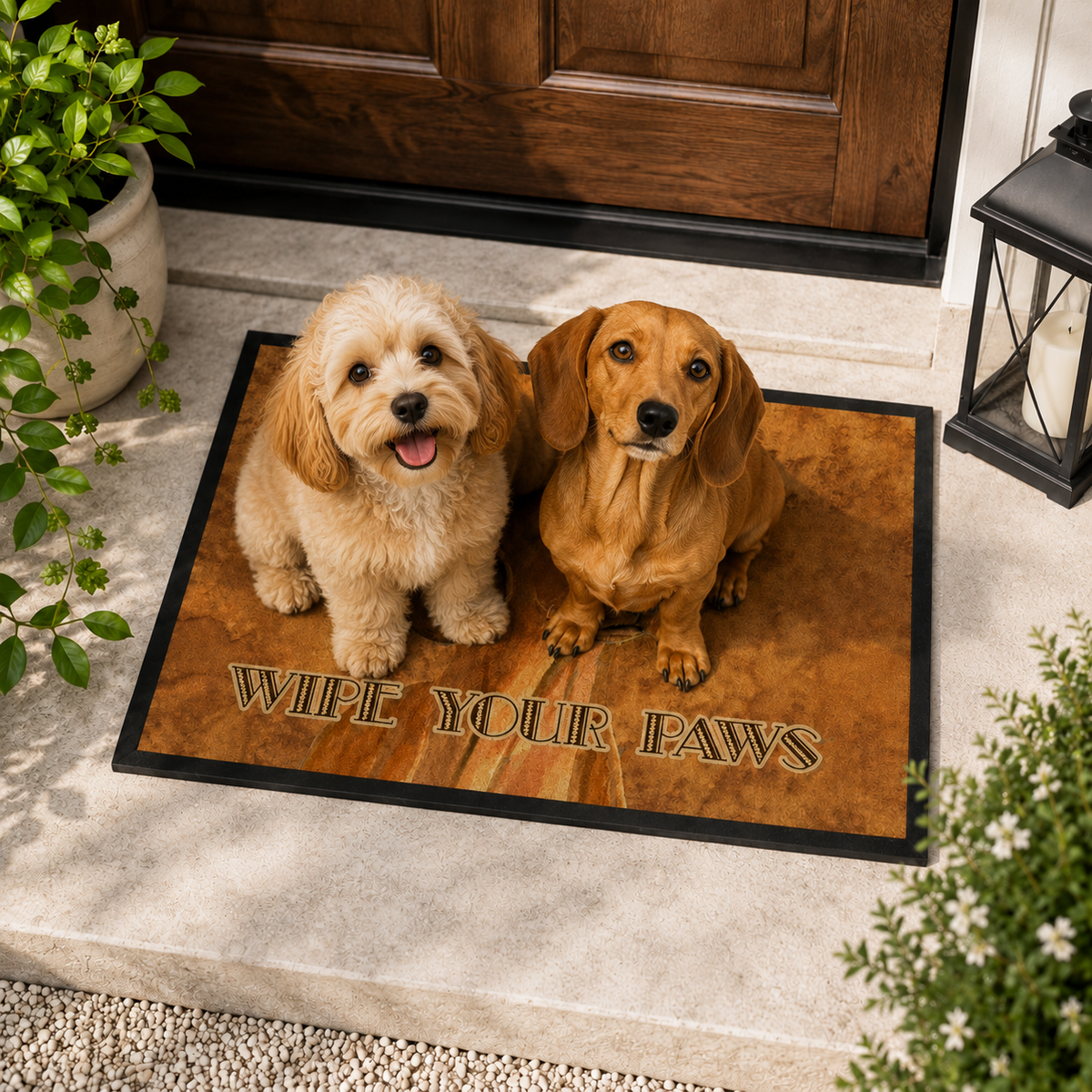 Dachshund Paw Doormat
