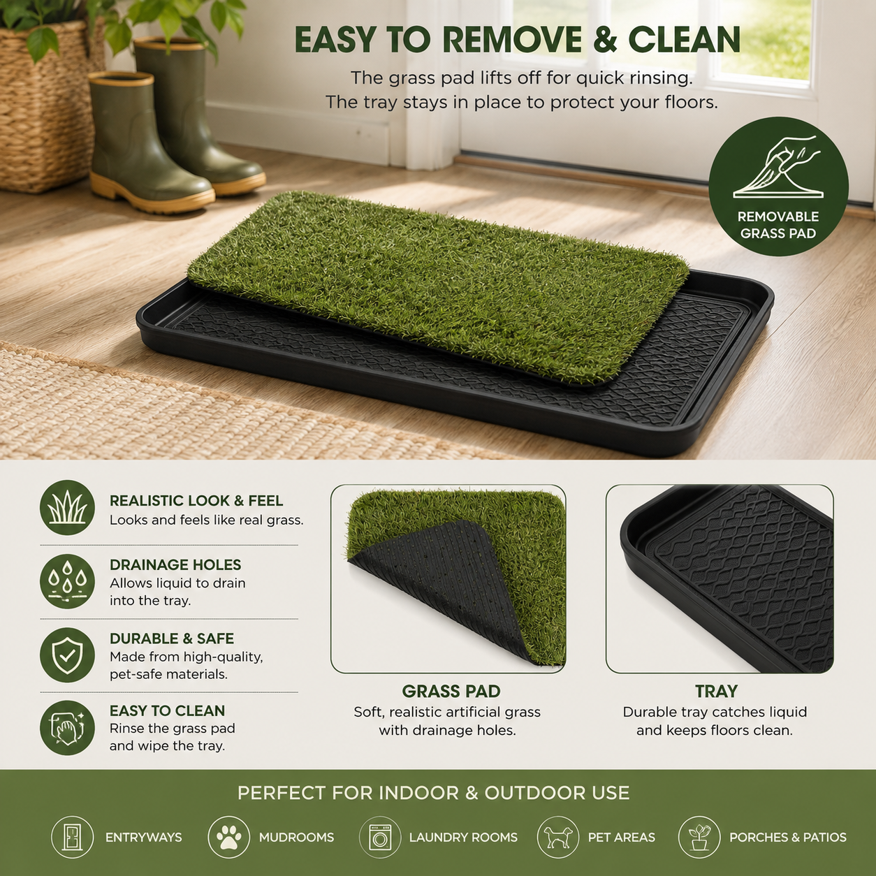Pet Grass Training Mats